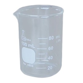 VASO DE PRECIPITADO 100 ML VIDRIO BORO 3.3