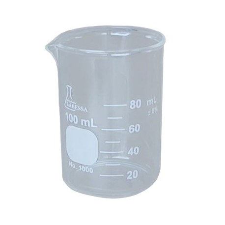 VASO DE PRECIPITADO 100 ML VIDRIO BORO 3.3