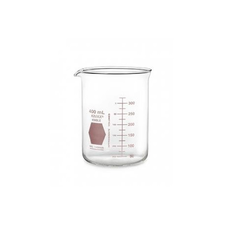 VASO DE PRECIPITADO 100ML KIMAX DECORADO ROJO