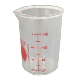 VASO DE PRECIPITADO 150ML KIMAX DECORADO ROJO