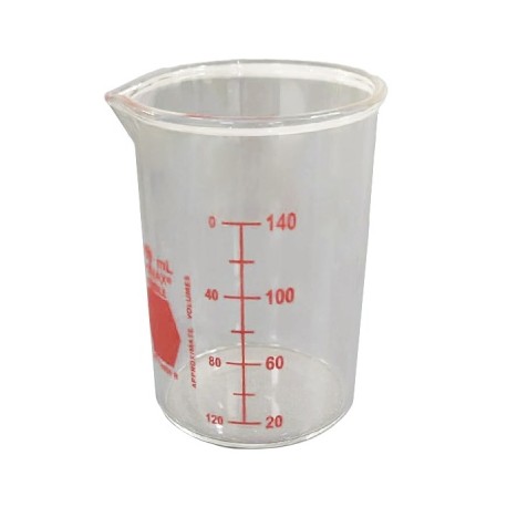VASO DE PRECIPITADO 150ML KIMAX DECORADO ROJO