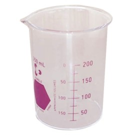 VASO DE PRECIPITADO 250ML KIMAX DECORADO ROJO