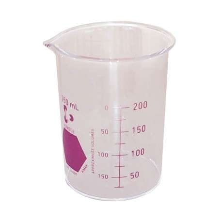 VASO DE PRECIPITADO 250ML KIMAX DECORADO ROJO