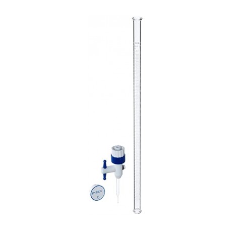 BURETA LLAVE DE TEFLON 25 ML PYREX