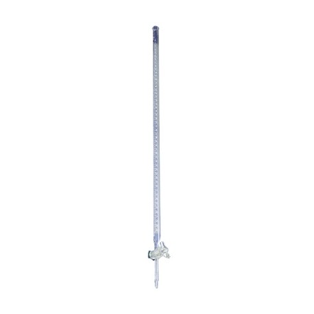 BURETA LLAVE DE VIDRIO 100ML PYREX CERTIFICADA