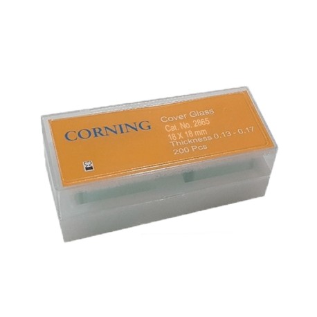 Cubre objetos 18 x 18 mm caja con 200 piezas
