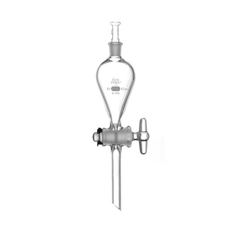 EMBUDO DE SEPARACION 30 ML T/LL VIDRIO PYREX
