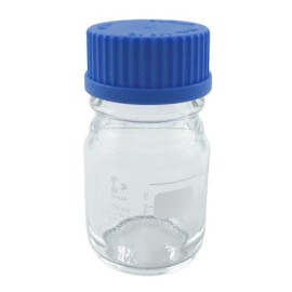 FRASCO PARA LABORATORIO 100ML T/AZUL ANILLO PP GL45