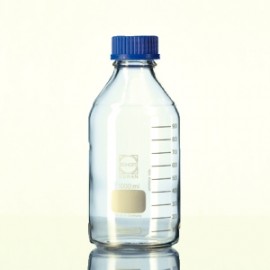 FRASCO PARA LABORATORIO 250ML T/AZUL ANILLO PP GL45