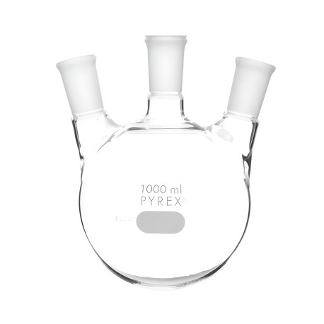 MATRAZ 3 BOCAS INCL.1000ML PYREX JUNTA 24/40