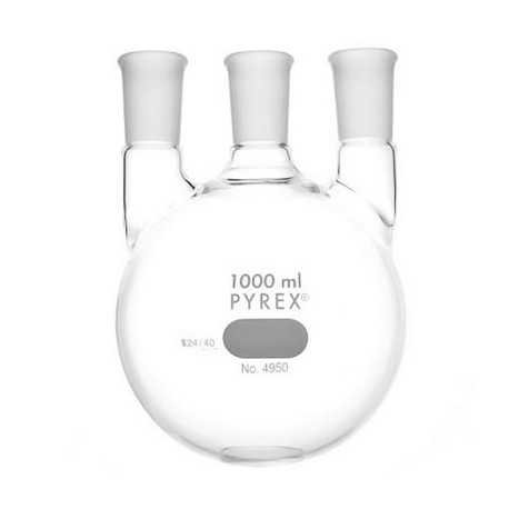 MATRAZ 3 BOCAS VERT.1000ML PYREX 24/40