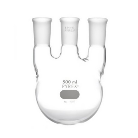 MATRAZ 3 BOCAS VERT.500ML PYREX 24/40