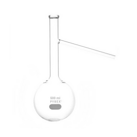 MATRAZ DE DESTILACION 500 ML PYREX