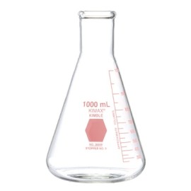 MATRAZ ERLENMEYER 1000ML KIMAX DEC.ROJO