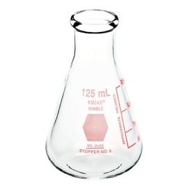 MATRAZ ERLENMEYER 125ML KIMAX DEC.ROJO