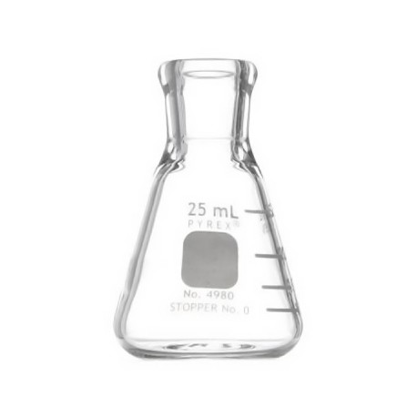 MATRAZ ERLENMEYER 25 ML PYREX