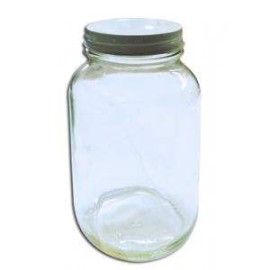 FRASCO TARRO BLANCO 1000ML TAPA METALICA