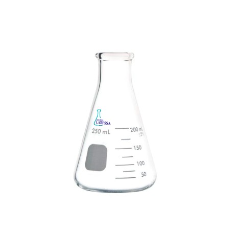 MATRAZ ERLENMEYER 250ML VIDRIO BORO 3.3