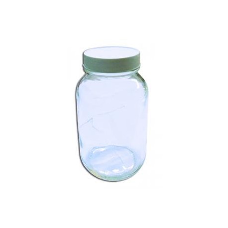 FRASCO TARRO BLANCO 1000ML TAPA PLASTICO