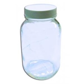 FRASCO TARRO BLANCO 2000ML TAPA PLASTICO