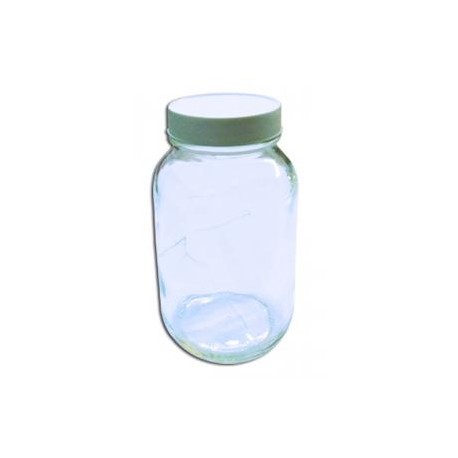FRASCO TARRO BLANCO 2000ML TAPA PLASTICO