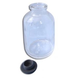 FRASCO VIAL DE 60ML CON TAPON DE HULE