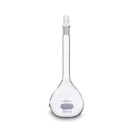 MATRAZ VOLUMETRICO 500 ML T/VIDRIO LABESSA