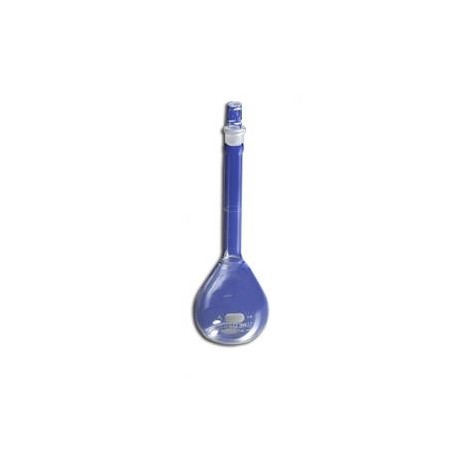 MATRAZ VOLUMETRICO500 ML TAPON DE VIDRIO PYREX CERTIFI